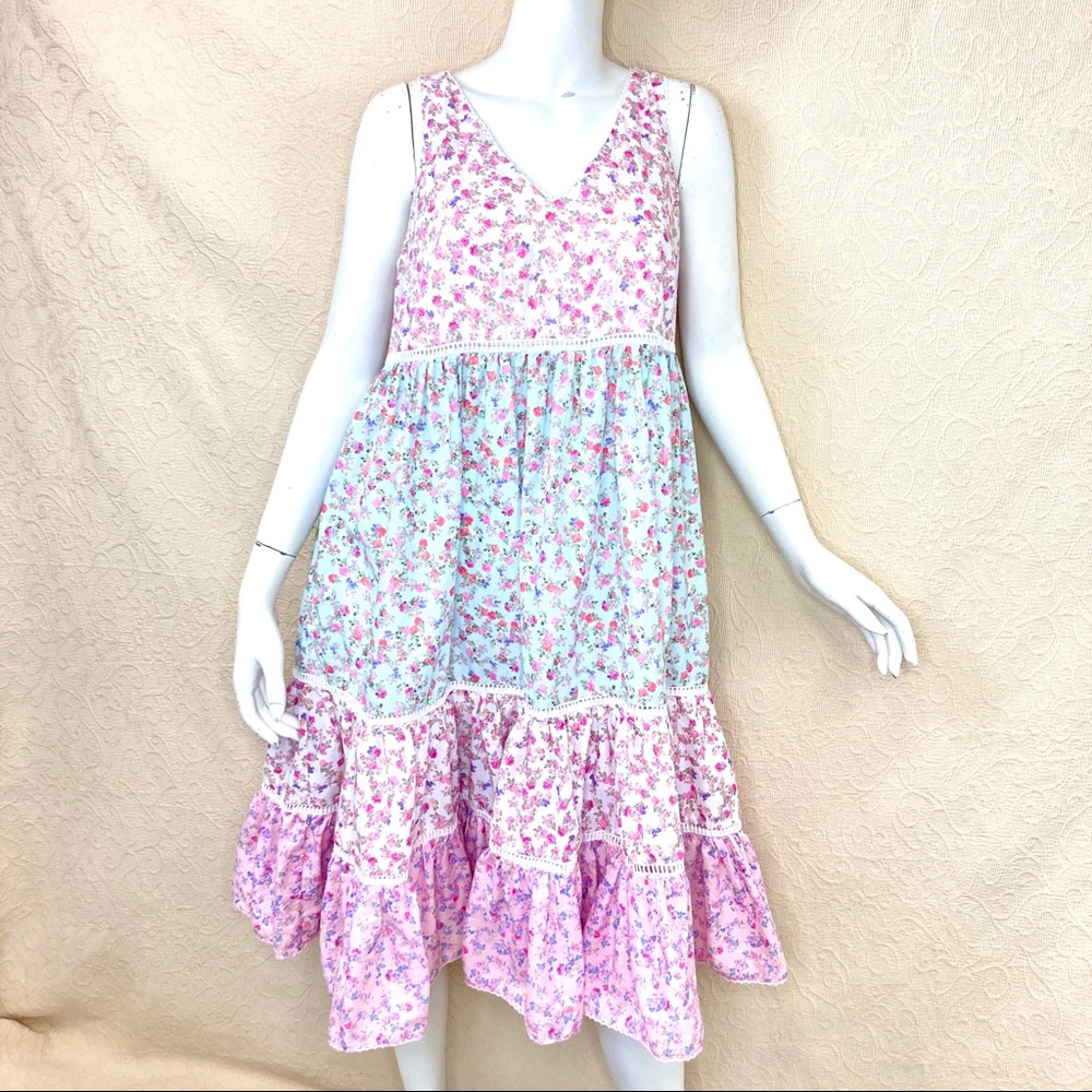 LoveShackFancy for Target Camille Tiered Babydoll Full Skirted Dress